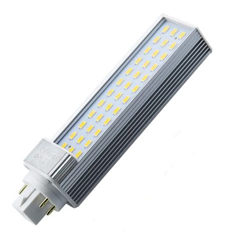 satco  led pl  pin   lm gq base light bulb   degree beam spread