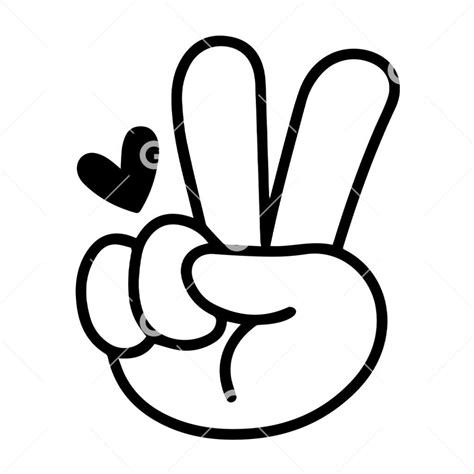 peace signs clipart