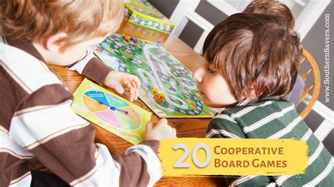 cooperative board games  families southern savers
