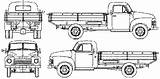 Opel Blitz Blueprints Truck 1952 75t Heavy sketch template