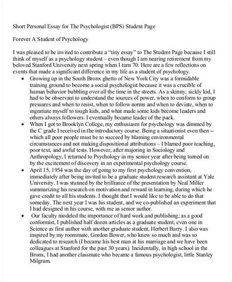 personal essay  examples format  examples