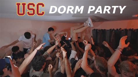 The Craziest Dorm Party Ever At Usc Youtube