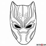 Panther Masks Sketchok sketch template