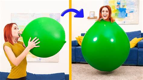 15 awesome balloon tricks and games inside giant balloon youtube