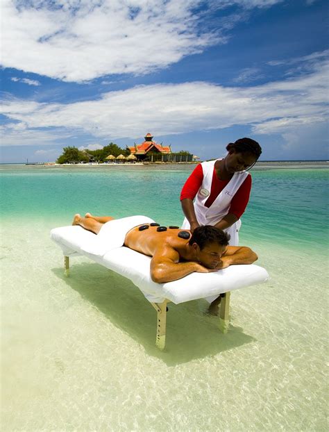 sandals resorts save up to 65 now spa life beach spa massage