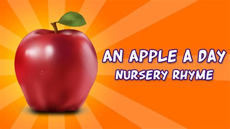 apple  day nursery rhyme nursery rhymes nursery rhymes