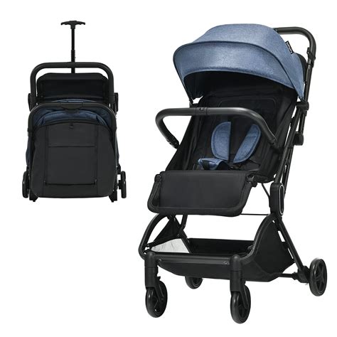 babyjoy lightweight baby stroller foldable travel stroller  airplane
