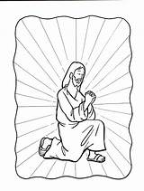 Jesus Praying Coloring Prayer Garden Kids Father Pages Printable Color Getcolorings Print Getdrawings Bible Library Clipart Comments Sitting sketch template