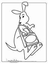 Kangaroo Wallaby Australien Ausmalbilder Mammals Letzte sketch template