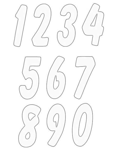numbers templates stencil patterns letters  stencils