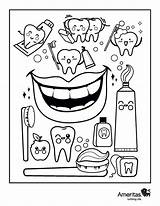 Dentist Higiene Dente Bucal Saúde Crianças Educação Pasta sketch template