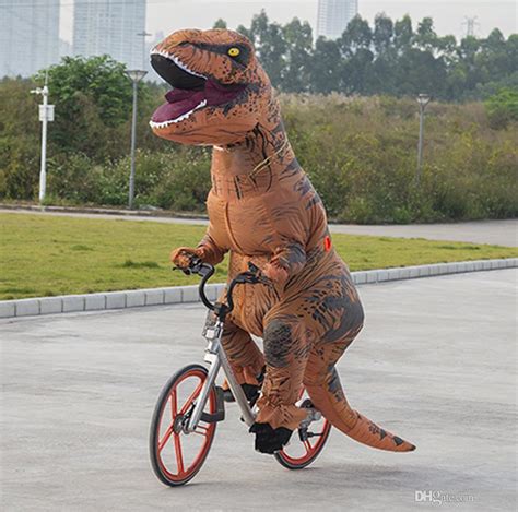 2017 Oisk Inflatable Jurassic World T Rex Costume Unisex