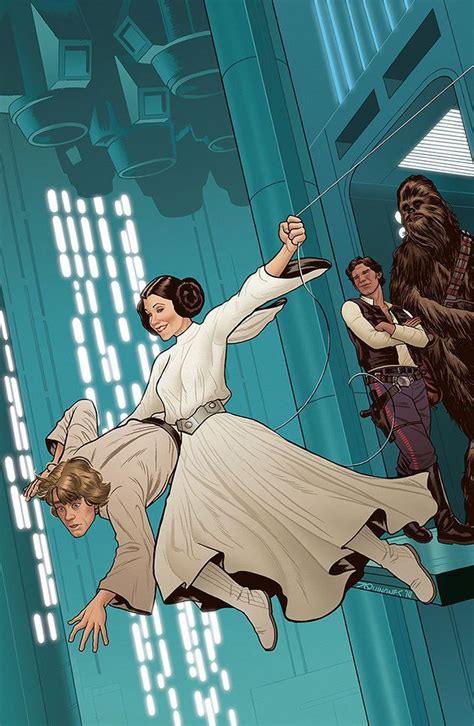 Star Wars Princess Leia Luke Skywalker Han Solo And Chewbecca By