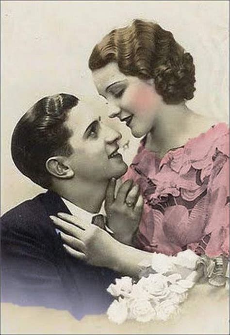 vintage romantique couple balades comtoises vieilles photos de