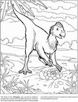 Coloring Dinosaur Dover Cretaceous Protoceratops sketch template
