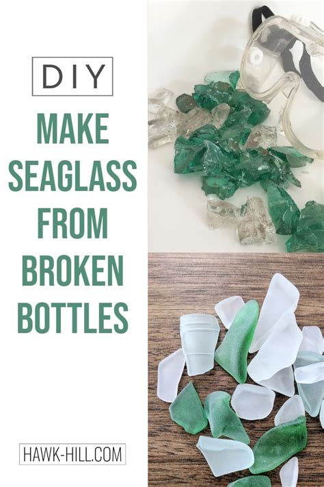 How To Make Sea Glass Gems Using Broken Recycled Glass In 2021 Sea