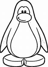 Penguin Club Coloring Colors Pages Wecoloringpage sketch template