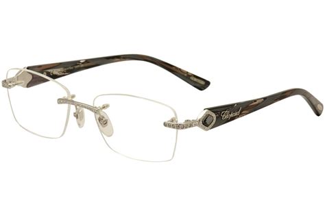 chopard womens eyeglasses   rimless optical frames