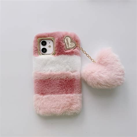 allytech iphone  case iphone  pro case cute girly soft warm faux