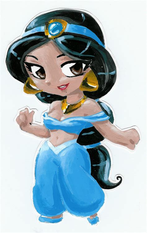 Princess Jasmine Chibi By Crazycat Artist On Deviantart