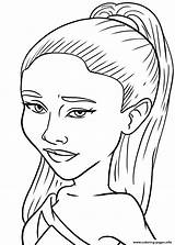 Ariana Coloriage Imprimer Jecolorie sketch template
