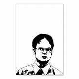 Schrute Dwight Sketch Paintingvalley Office Tv Show sketch template