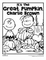 Coloring Charlie Brown Pages Pumpkin Halloween Great Peanuts Thanksgiving Color Snoopy Kids Printable Clipart Its Adults Fall Print Christmas Drawing sketch template