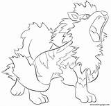 Coloring Pages Ninetales Getcolorings Pokemon sketch template