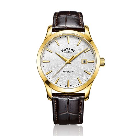 rotary classic gold plated mens  watchnation