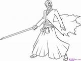 Bleach Coloring Pages Ichigo Printable Color Getcolorings Downloadable Documents Getdrawings Popular sketch template