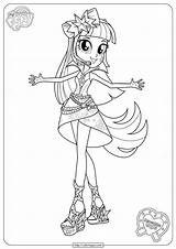 Rainbow Coloring Equestria Girls Rocks Pages Pony Little High Mlp Colouring Choose Board Printable sketch template