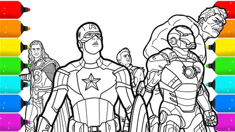 avengers coloring pages   draw  avengers