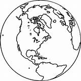 Earth Globe Wecoloringpage Coloring sketch template