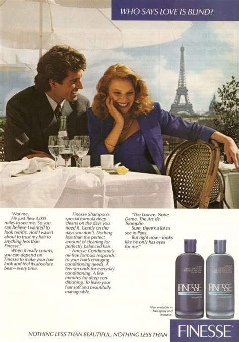 Finesse 1987 Finesse Shampoo Retro Advertising