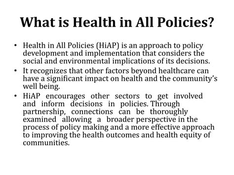 health   policies powerpoint