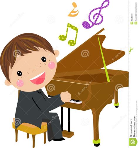 child playing piano clipart   cliparts  images