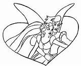 Coloring Pages Thumbelina Color Colouring sketch template