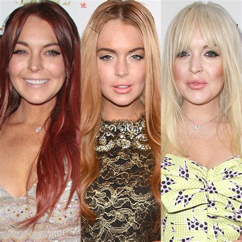 Lindsay Lohan Goes Redhead Again E Online
