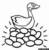 Coloring Pages Goose Golden Eggs Fables Online Thecolor Color Worksheets Book Aesop sketch template