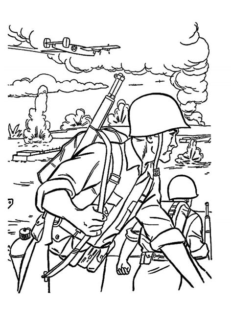 military coloring pages books    printable