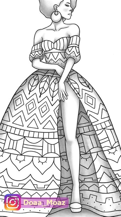 printable fashion coloring pages