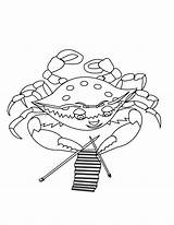 Pages Crab Coloring Undersea Index Print sketch template