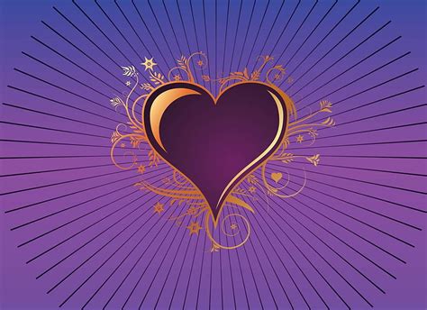 purple heart ai vector uidownload