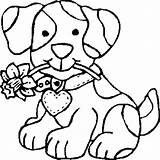 Coloring Dog Pages Employ Creative Time Children sketch template