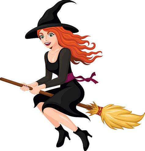Best Happy Halloween Sexy Witch Cartoon Illustrations