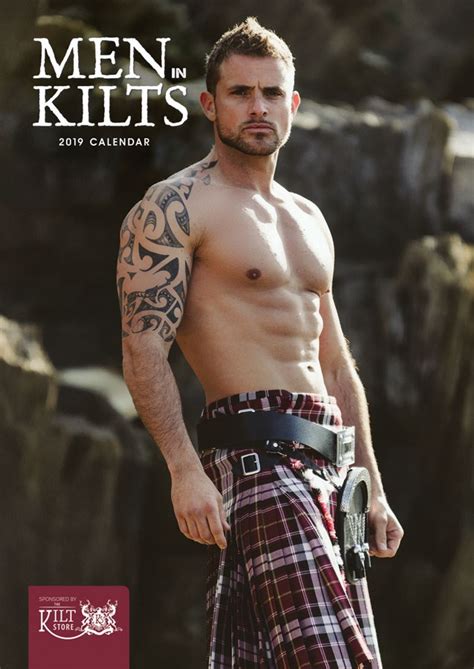 2019 men in kilts calendar the kilt store