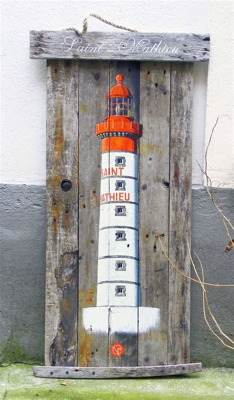 phare saint mathieu bretagne plougonvelin bois flotte acrylique decoration peinture de phare
