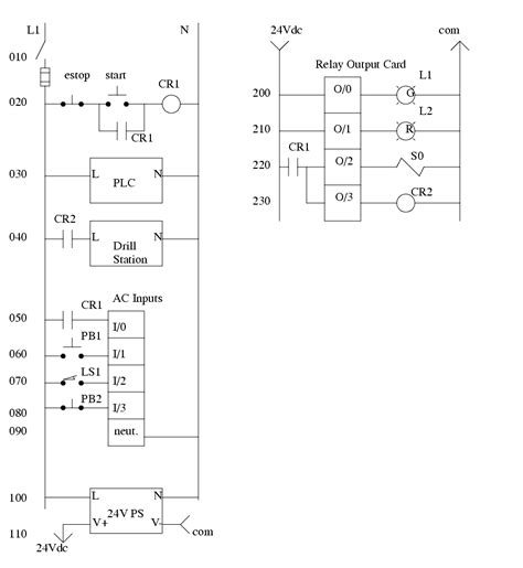 wiring diagram  plc wiring digital  schematic