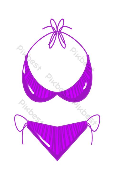 Sexy Purple Bikini Psd Png Images Free Download Pikbest