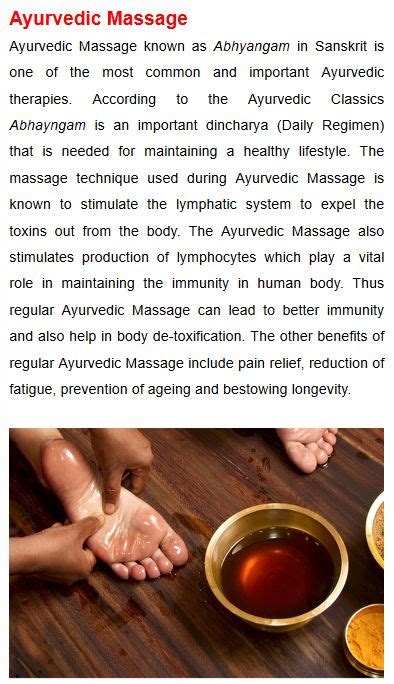 ayurvedic massage ayurvedic massage known as abhyangam in sanskrit is